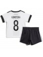 Otroški Nogometna dresi replika Nemčija Leon Goretzka #8 Domači SP 2022 Kratek rokav (+ hlače)